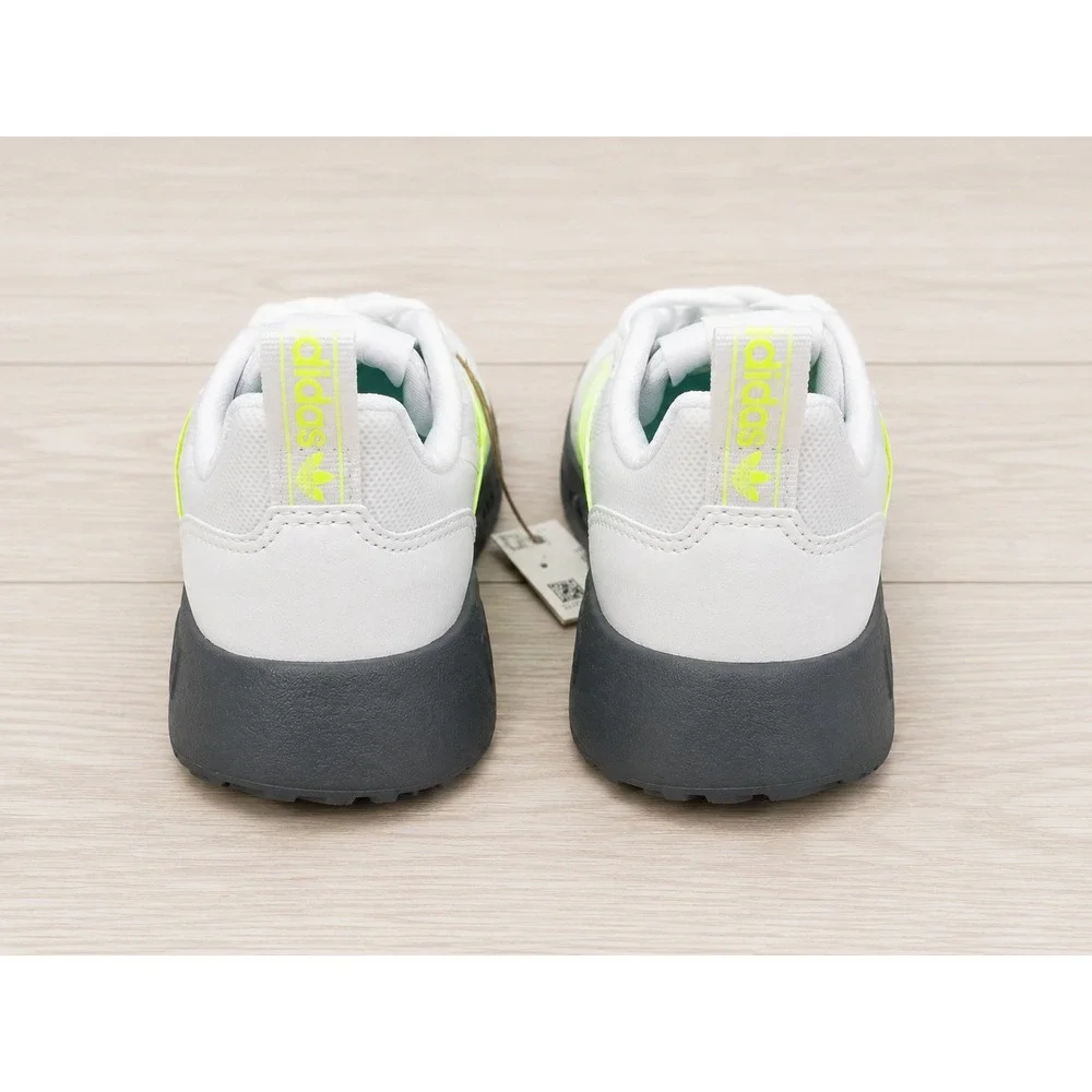 Adidas Originals Multix EL I Toddler Shoes White Neon Yellow Size 9K NWT